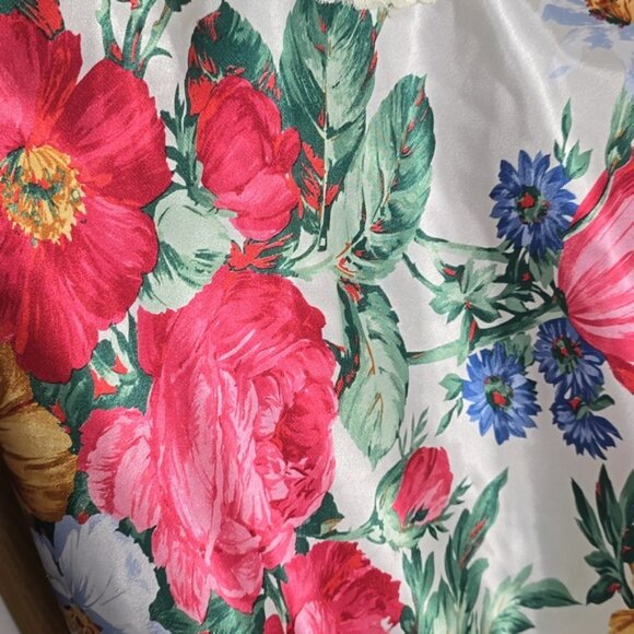 Vintage Deena Floral Lace Trim Slip Dress Sz M - Picture 8 of 11